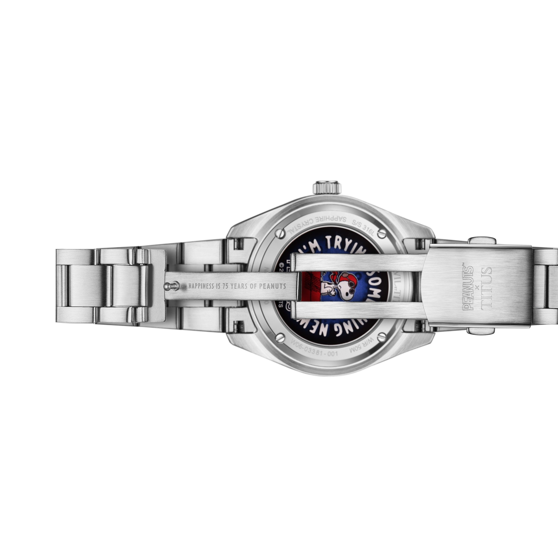 Cervus Collection <Peanuts 75th Anniversary> Limited Edition Automatic Mechanical Watch (Limited to 100 sets) W06-03381-001