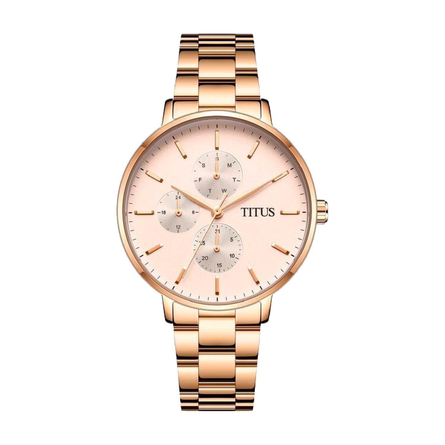 Interlude Multi-Function Quartz Stainless Steel Watch W06-03259-004