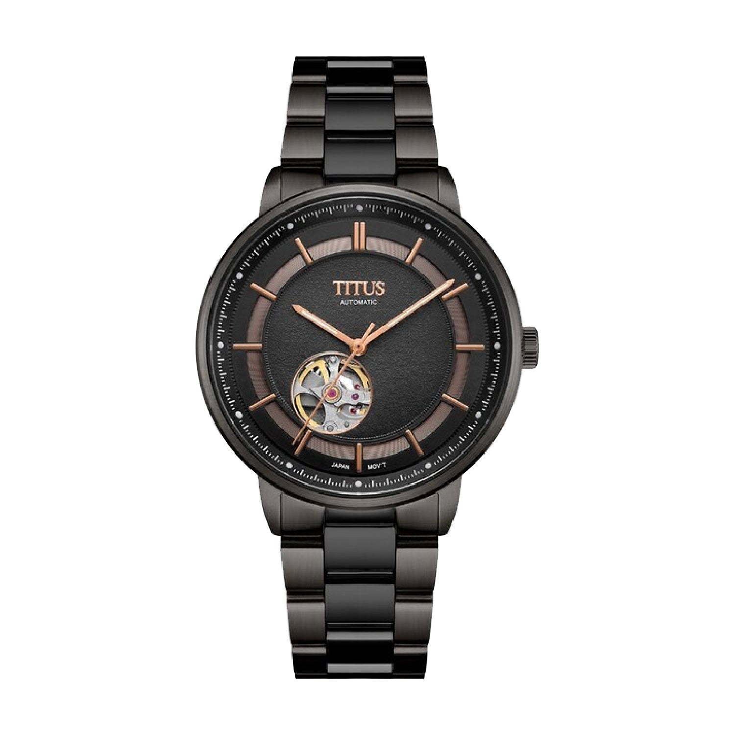 Enlight 3 Hands Mechanical Stainless Steel Watch W06-03277-003