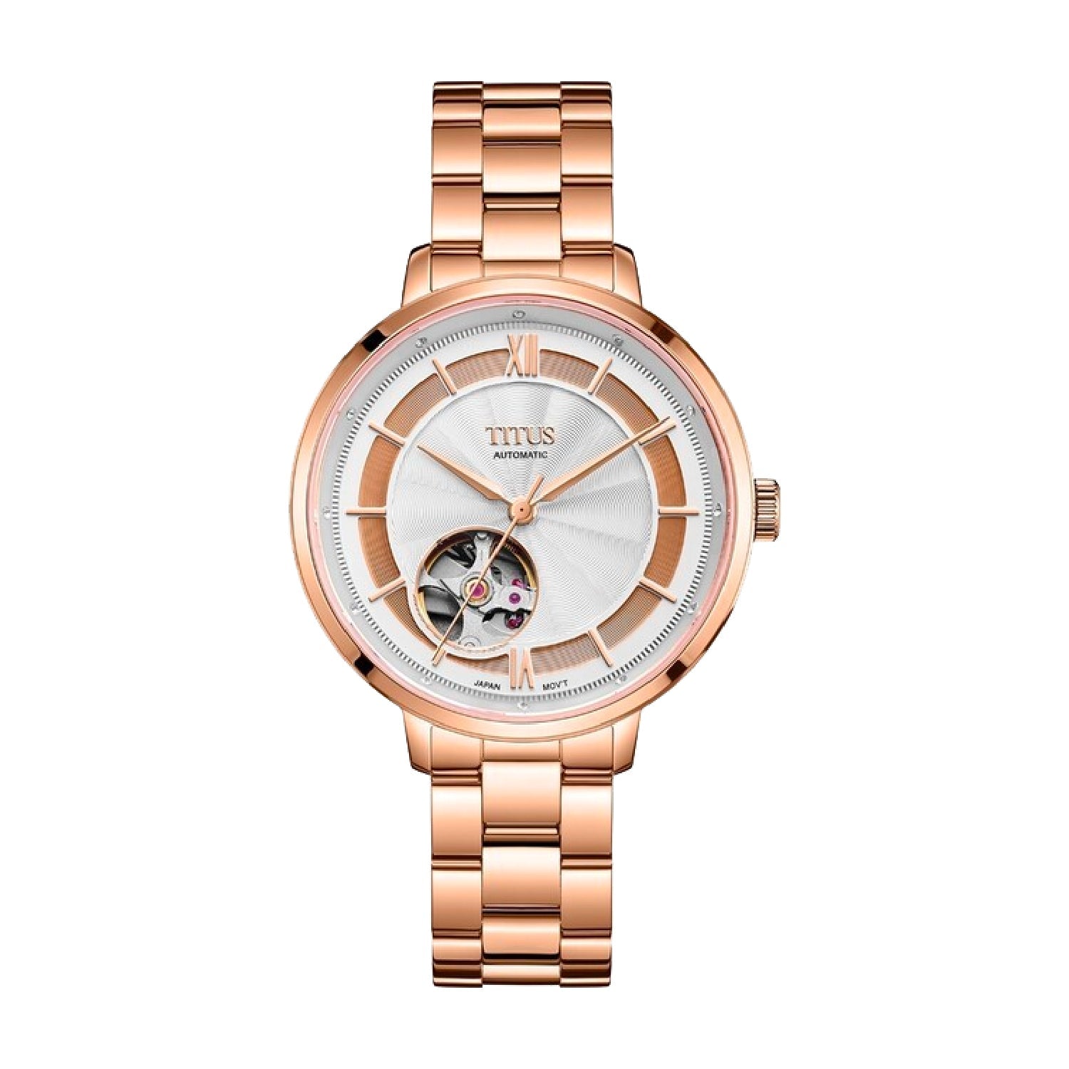 Enlight 3 Hands Mechanical Stainless Steel Watch W06-03278-003