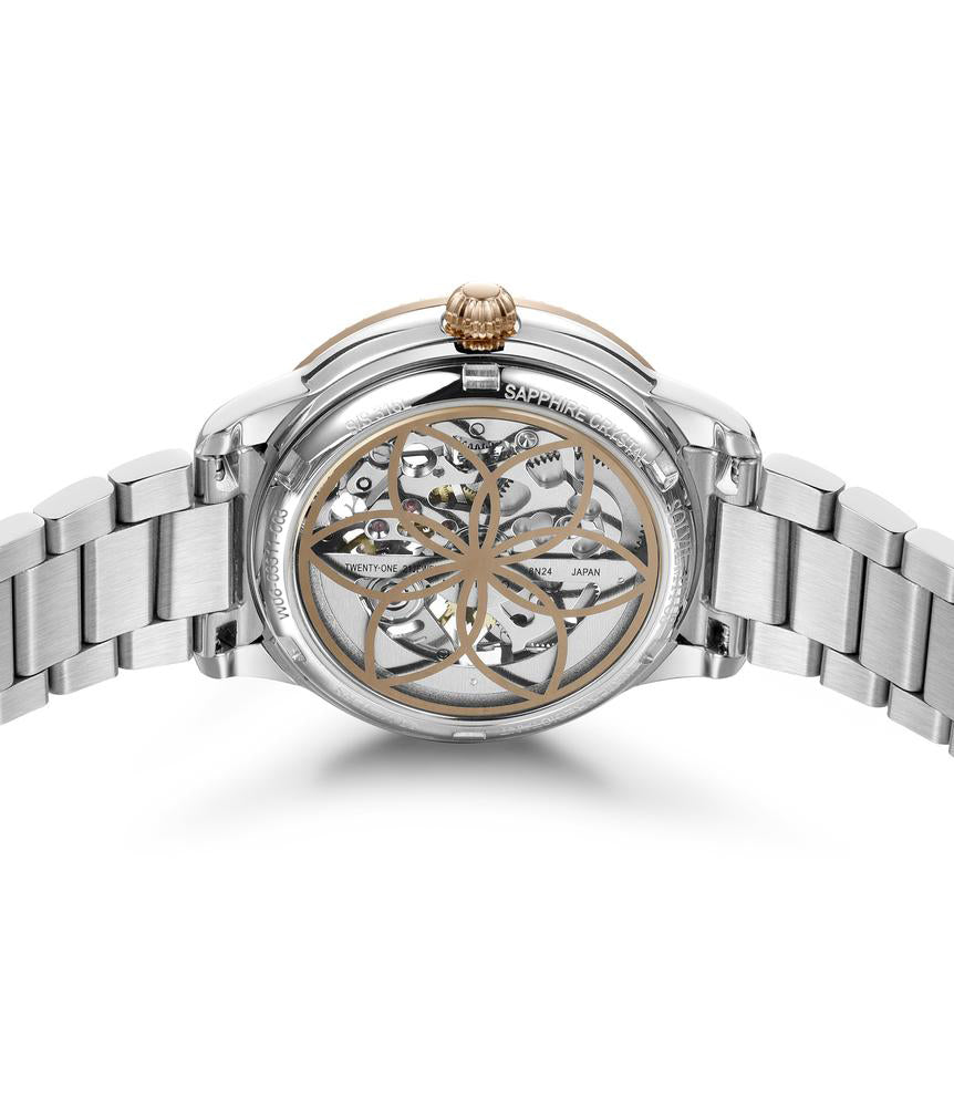 Classic三針鏤空自動機械不鏽鋼腕錶 W06-03311-003