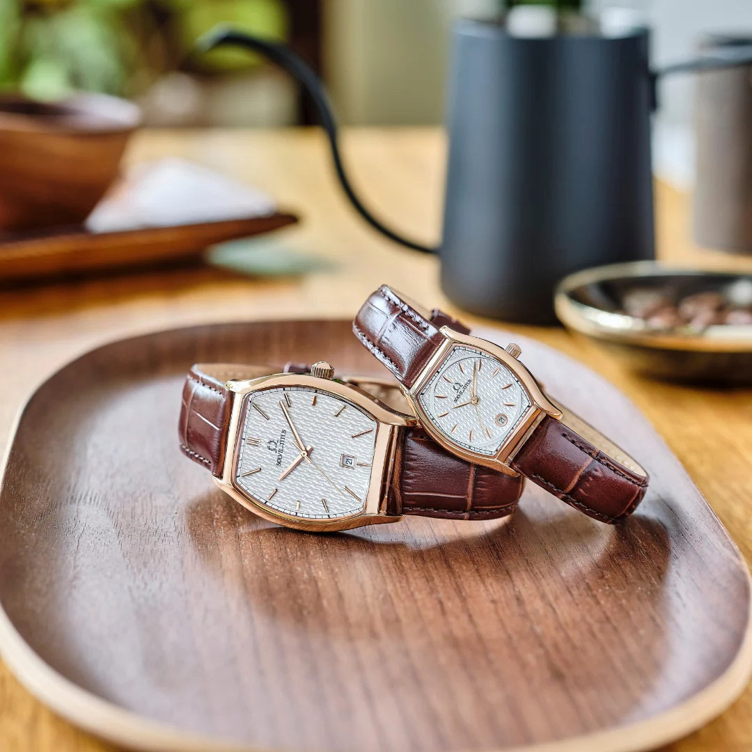 Barista 3 Hands Date Quartz Leather Watch W06-03326-005