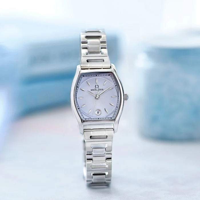 Barista 3 Hands Date Quartz Stainless Steel Watch W06-03326-006