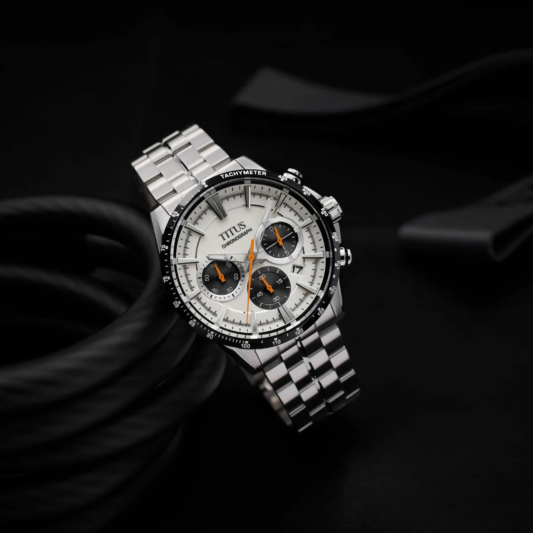 Saber Chronograph Quartz Stainless Steel Watch W06-03337-002