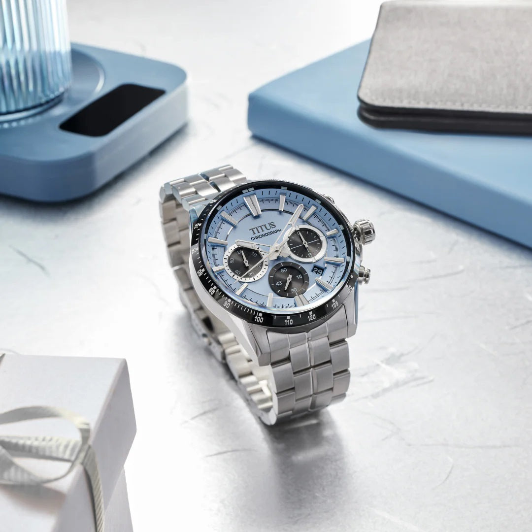 Saber Chronograph Quartz Stainless Steel Watch W06-03337-003