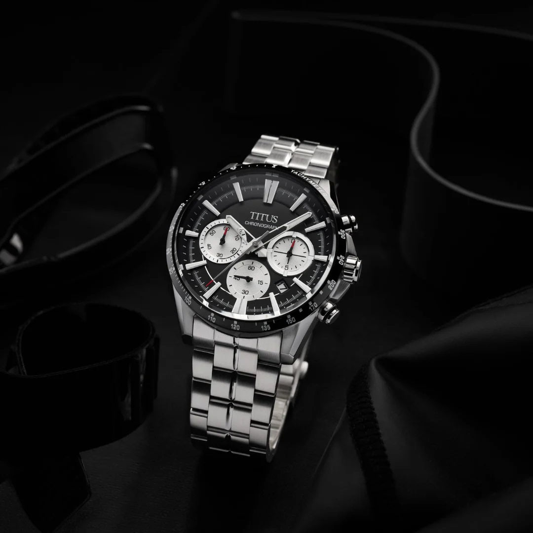 Saber Chronograph Quartz Stainless Steel Watch W06-03337-005