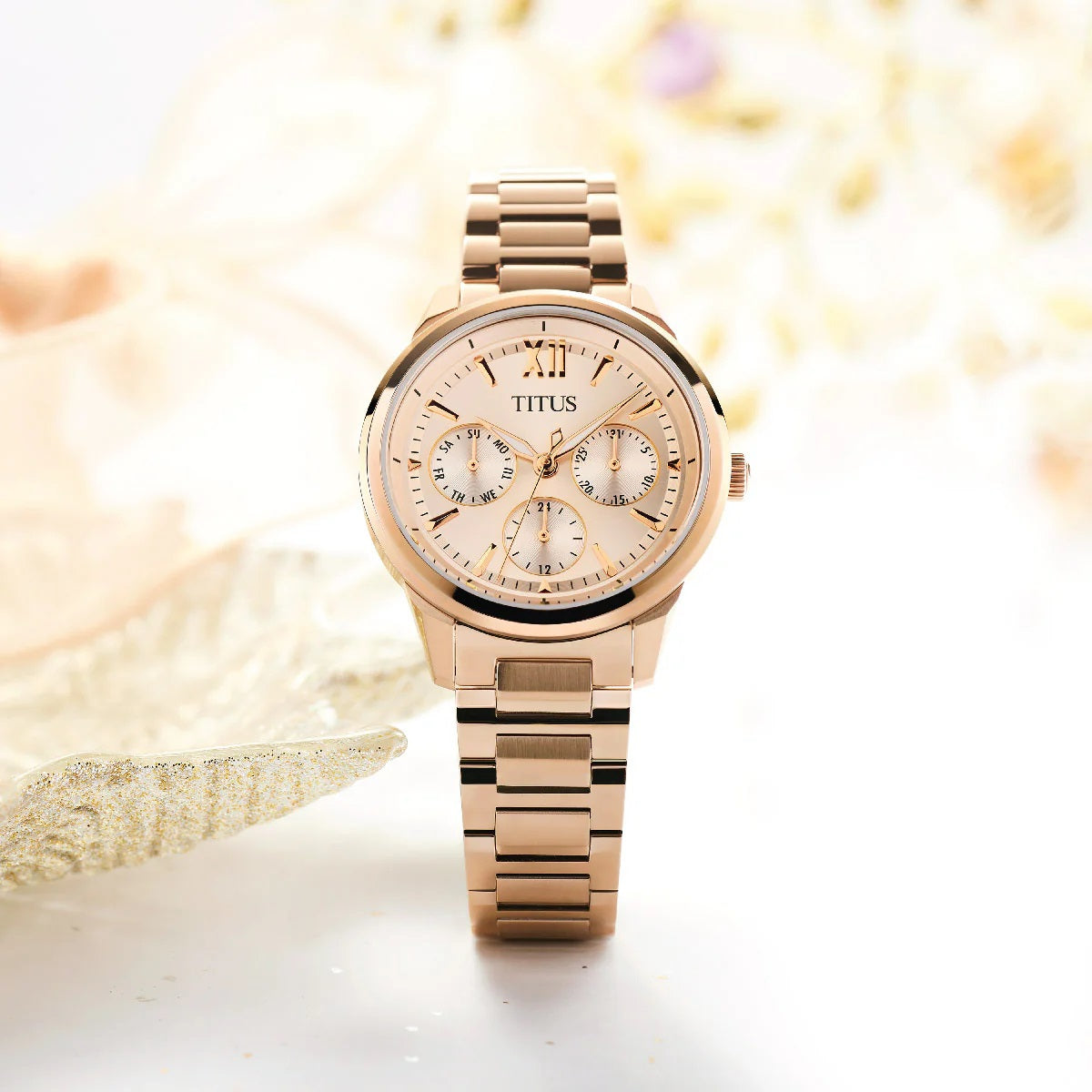 Fashionista Multi-Function Quartz Stainless Steel Watch W06-03346-007