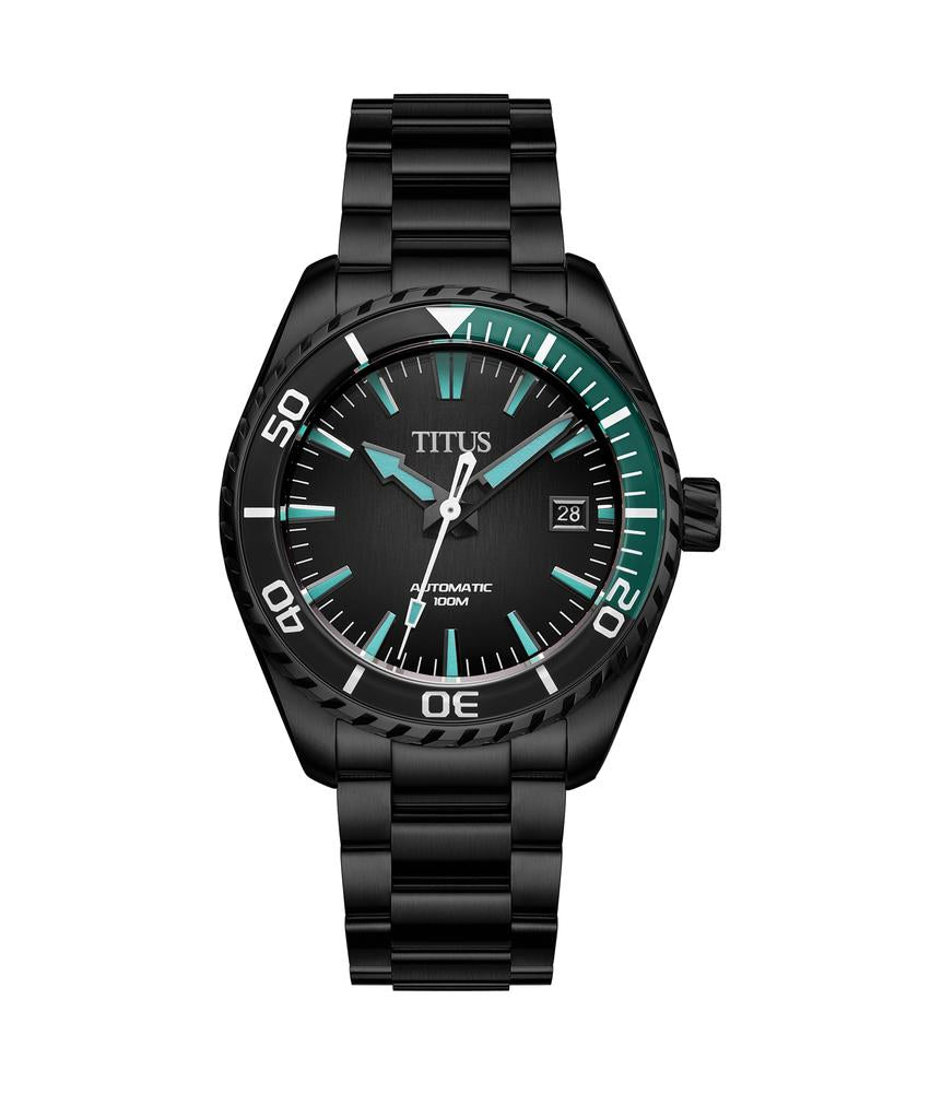Saber 3 Hands Date Automatic Stainless Steel Watch W06-03423-005