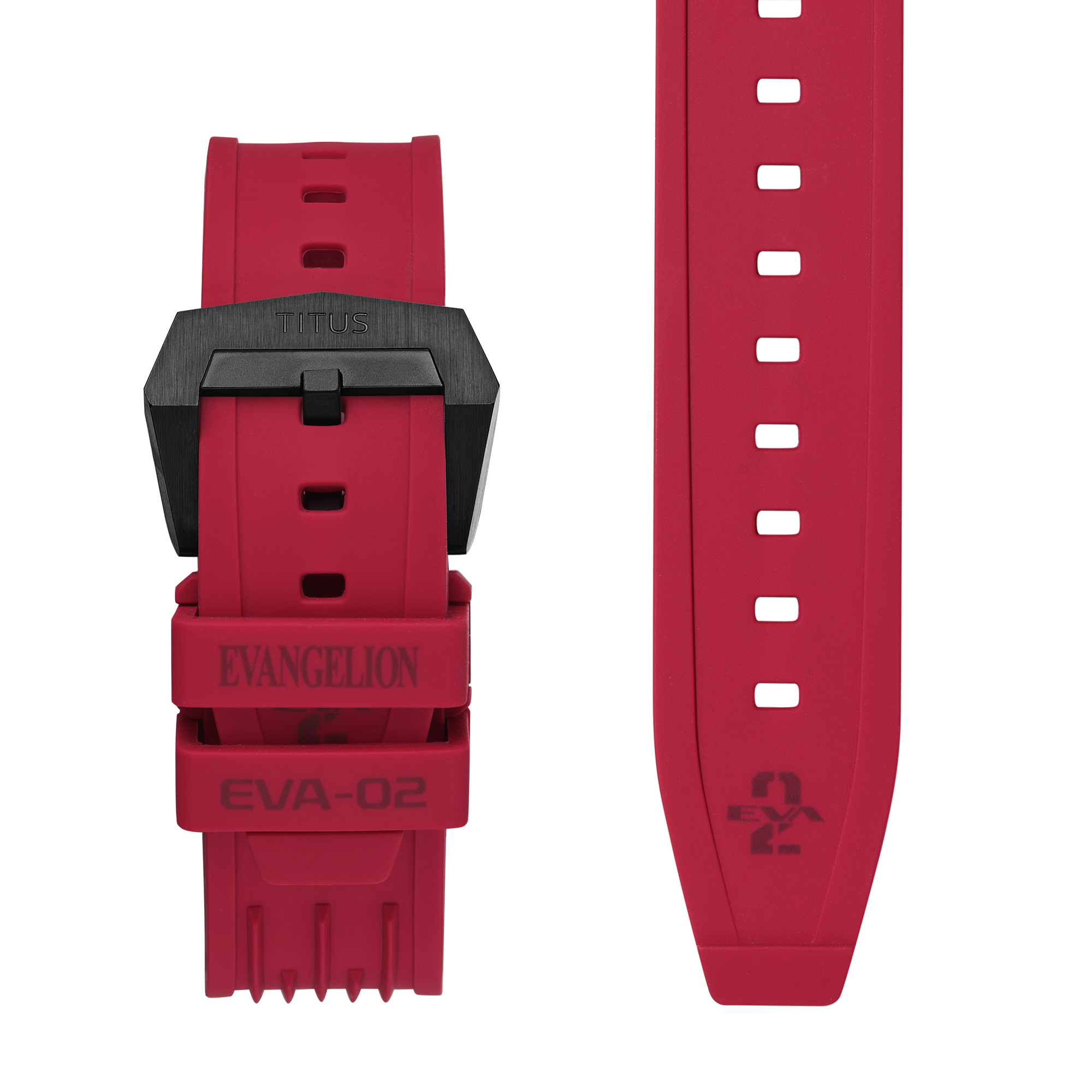 Solvil et Titus x EVANGELION Multi-Function Mechanical Silicone Watch W06-03426-002