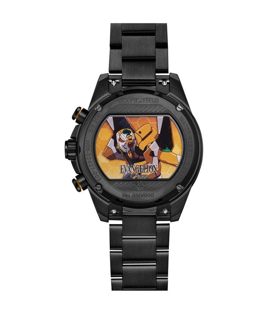 Solvil et Titus x EVANGELION Chronograph Quartz Stainless Steel Watch W06-03427-003
