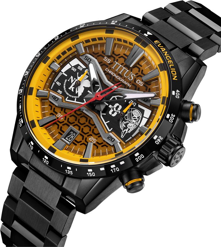 Solvil et Titus x EVANGELION Chronograph Quartz Stainless Steel Watch W06-03427-003