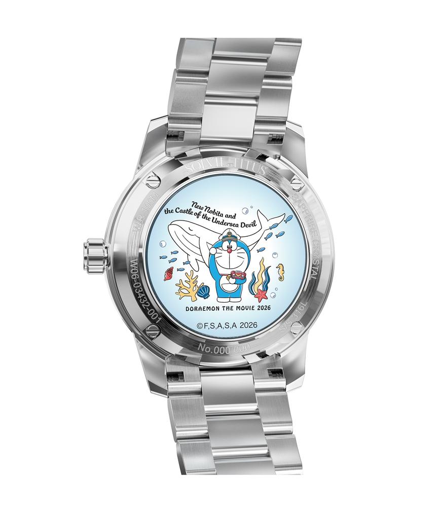 Solvil et Titus Doraemon 3 Hands Automatic Stainless Steel Watch W06-03432-001