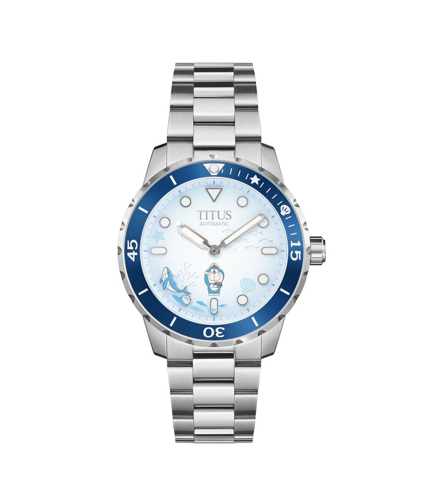 Solvil et Titus Doraemon 3 Hands Automatic Stainless Steel Watch W06-03432-001