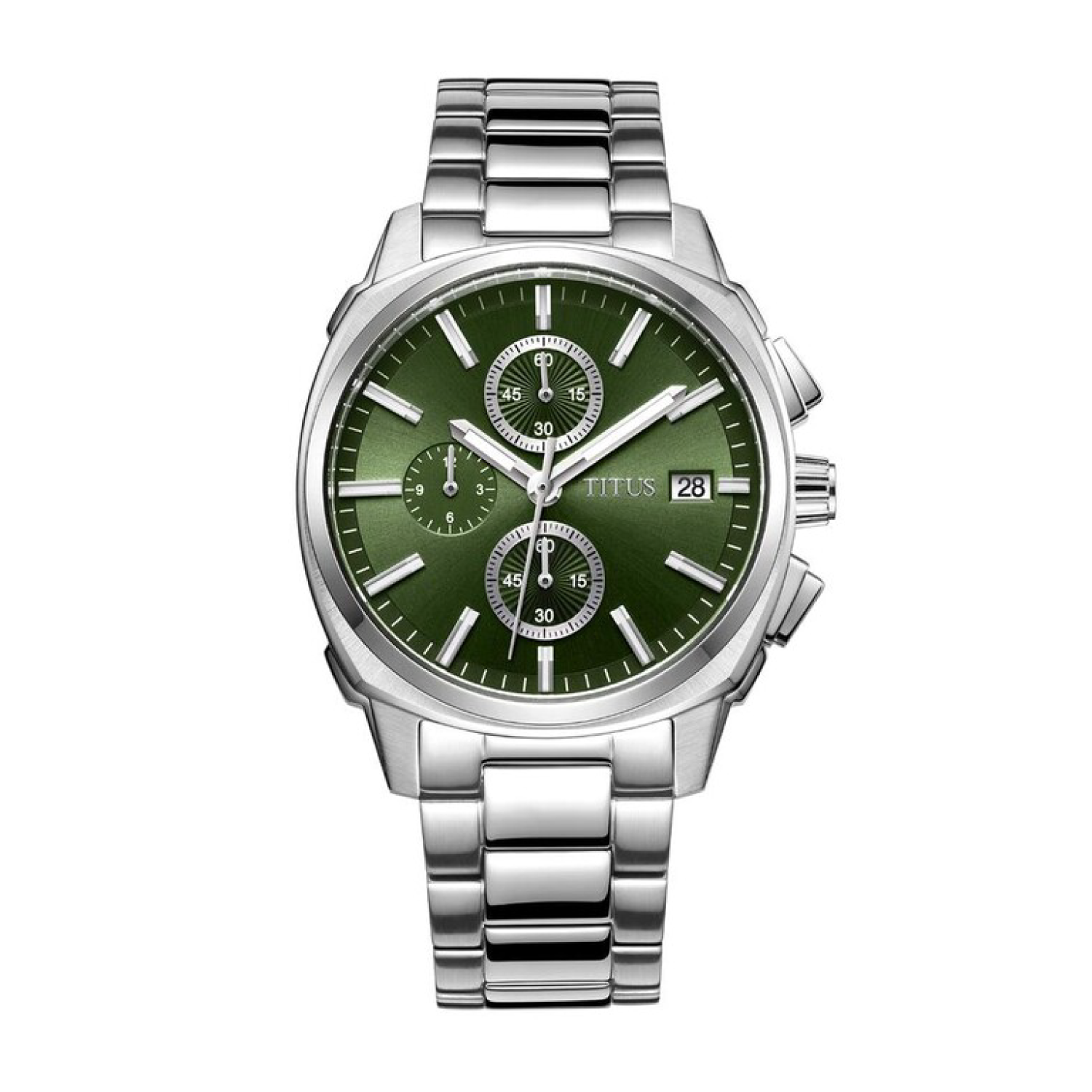 Modernist Chronograph Quartz Stainless Steel Watch W06-03308-002