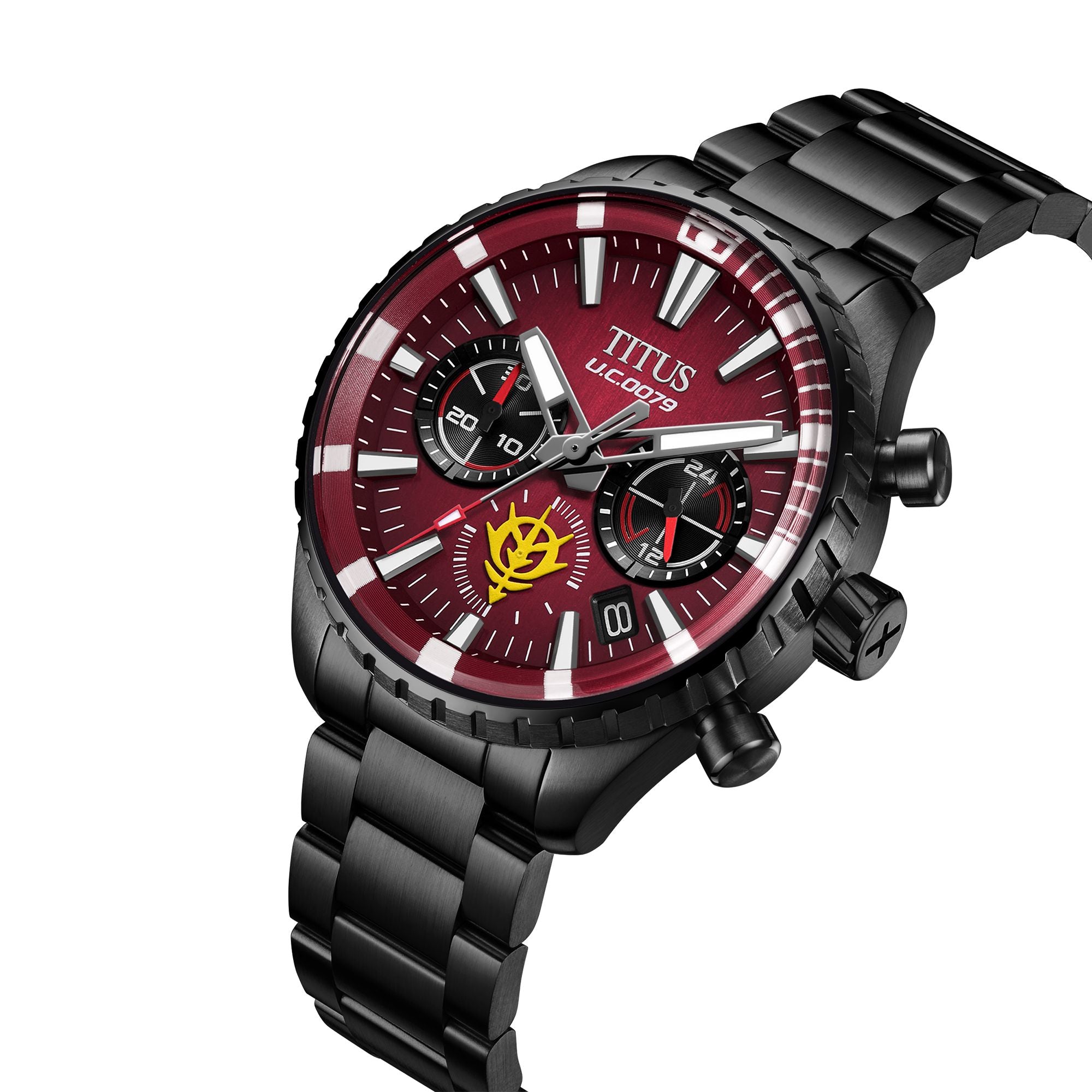 Saber Collection "MS-06S Red Comet Zaku II" Limited-Edition Chronograph Watch (Limited quantity TBC) W06-03408-001