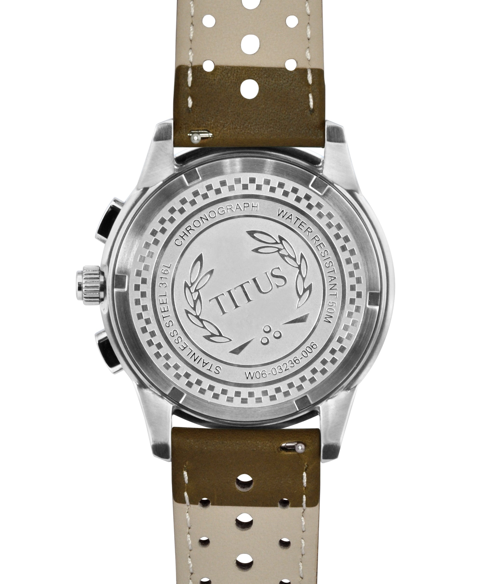 Bravo Chronograph Quartz Leather Watch W06-03236-006