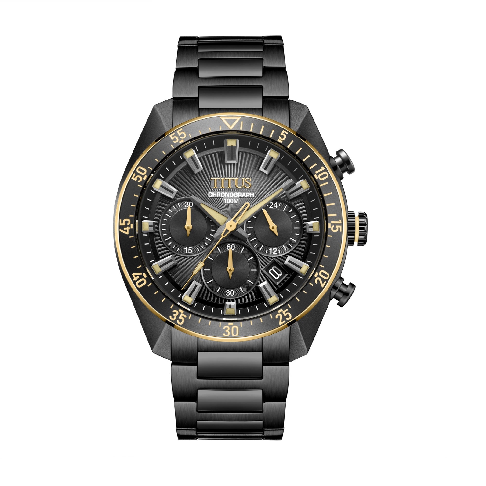 Modernist Chronograph Quartz Stainless Steel Watch W06-03338-008