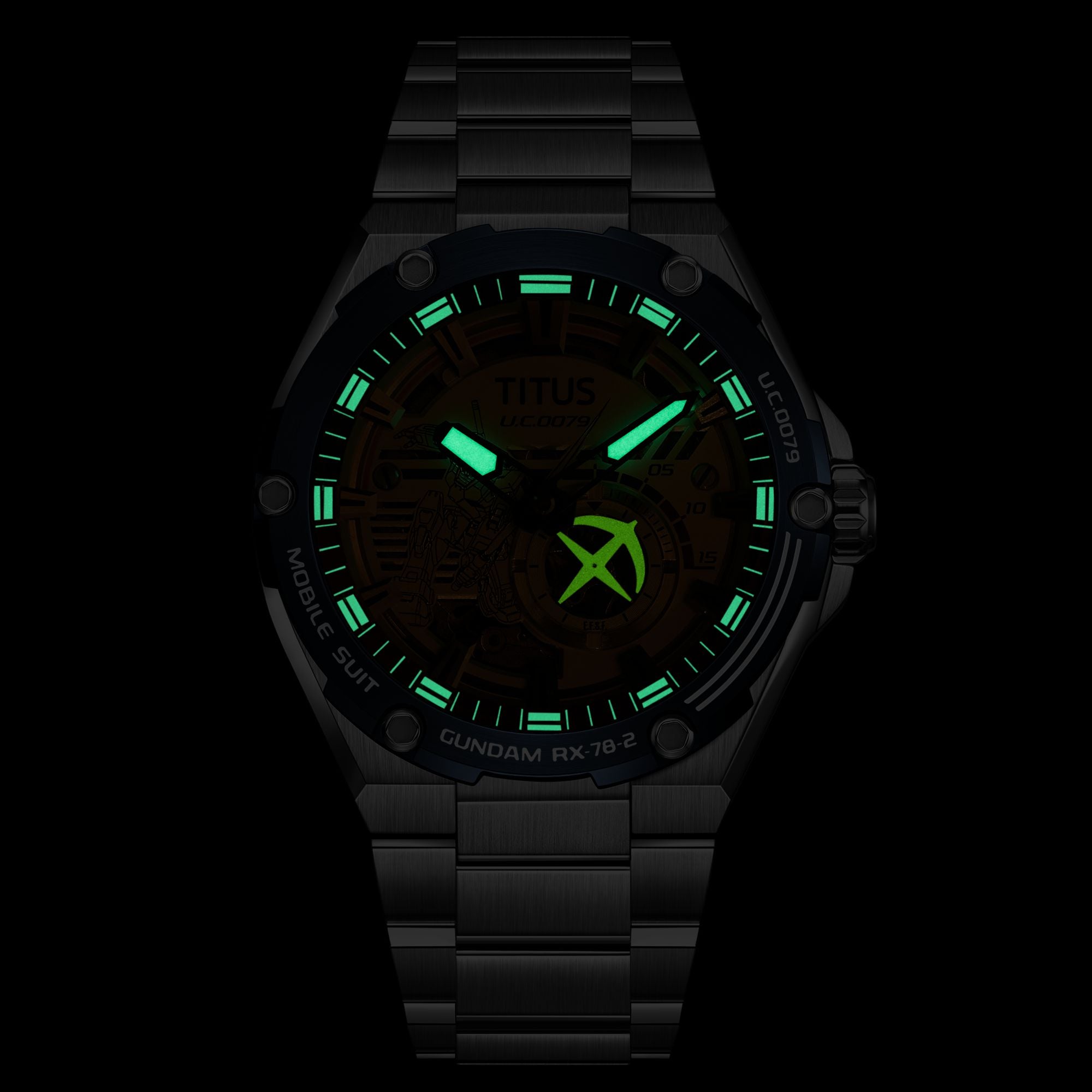 Voyager Collection "RX-78-2 Gundam" Limited-Edition Automatic Mechanical Watch (Stainless Steel Bracelet) (Limited quantity TBC) W06-03405-001