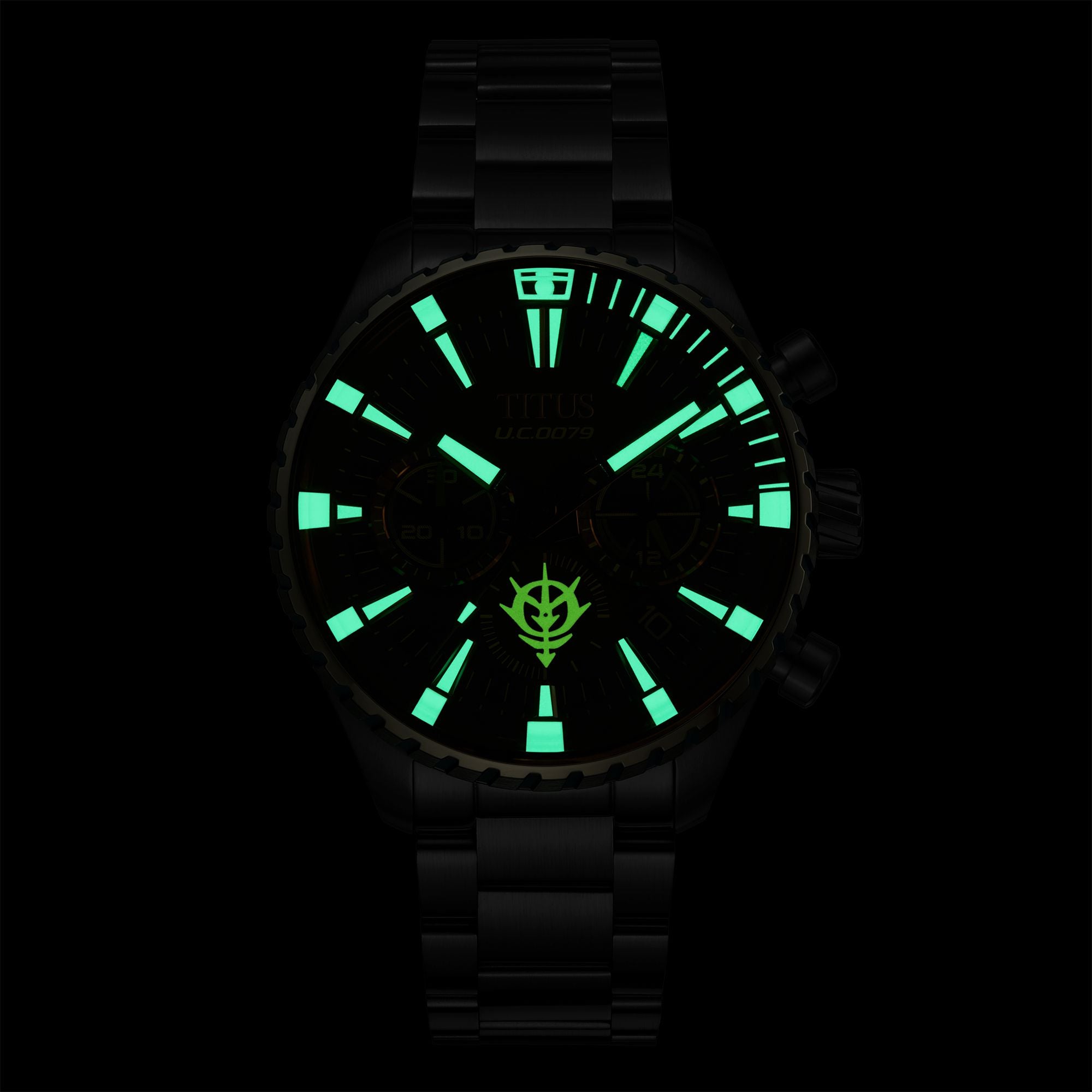 Saber Collection "MS-06F Zaku II" Limited-Edition Chronograph Watch (Limited to 100 pcs) W06-03408-002