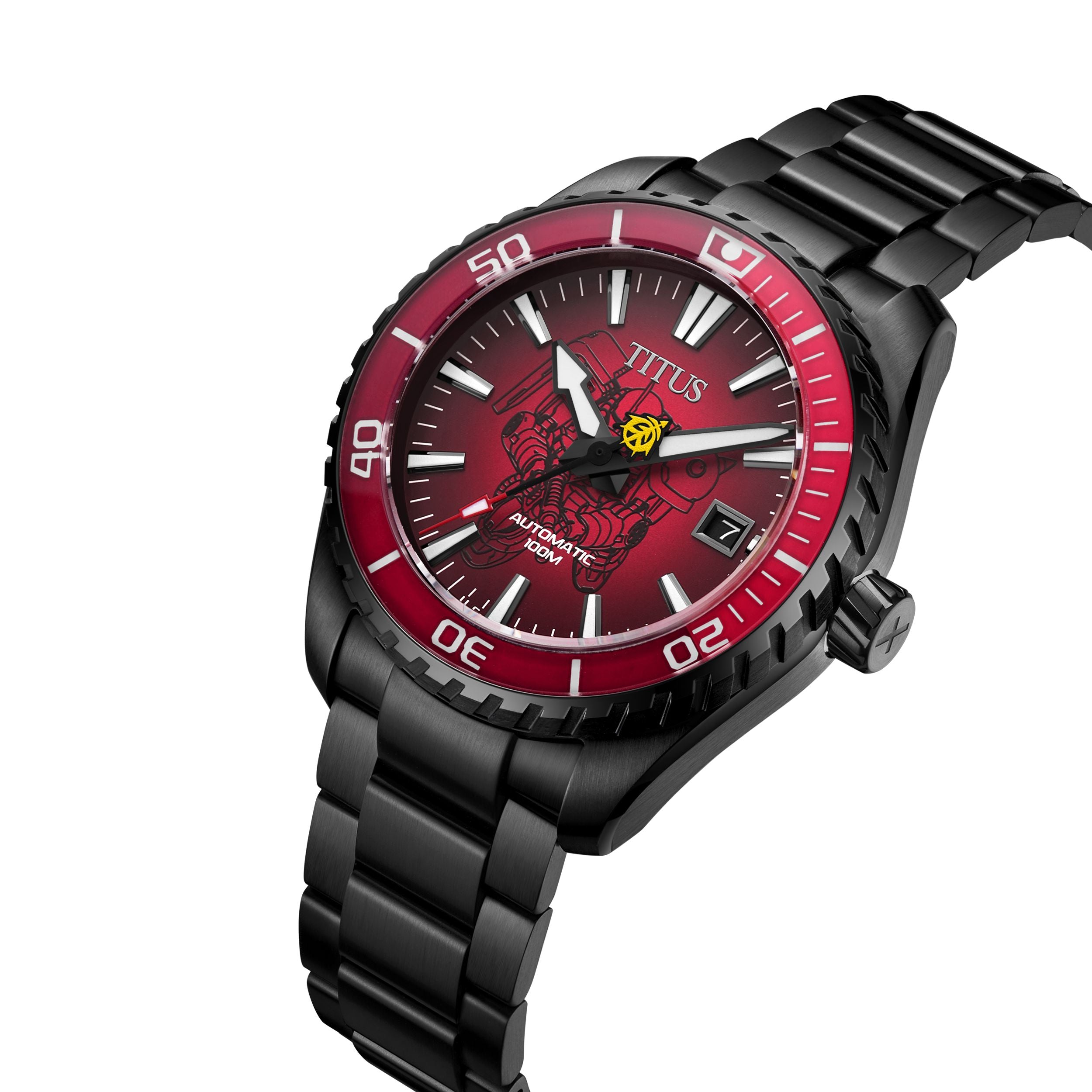Saber Collection "MS-06S Red Comet Zaku II" Limited-Edition Automatic Mechanical Watch (Limited quantity TBC) W06-03406-001