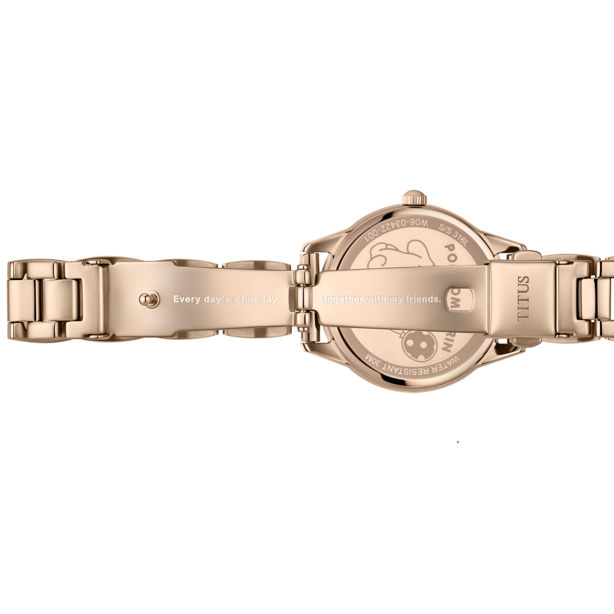 Solvil et Titus Pompompurin 3 Hands Quartz Stainless Steel Watch W06-03422-001
