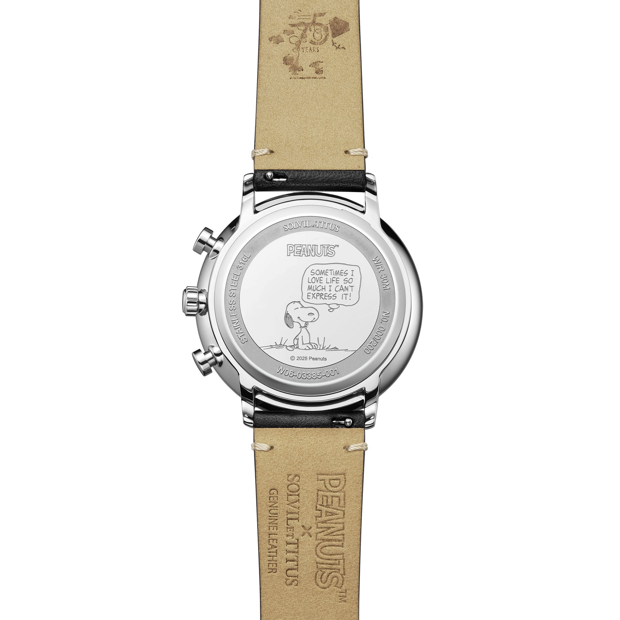 Nordic Tale Collection <Peanuts 75th Anniversary> Limited Edition Pair Watch (Men's Version) (Limited to 200 pieces) W06-03385-001