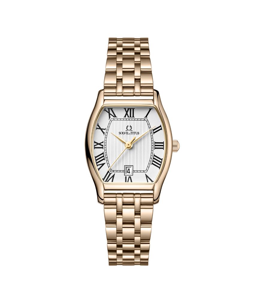 Barista 3 Hands Date Quartz Stainless Steel Watch  W06-02825-022