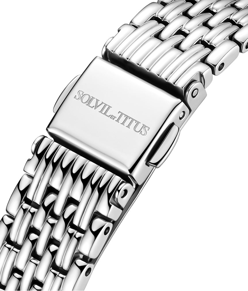 Fair Lady 3 Hands Date Quartz Stainless Steel Watch W06-03025-004