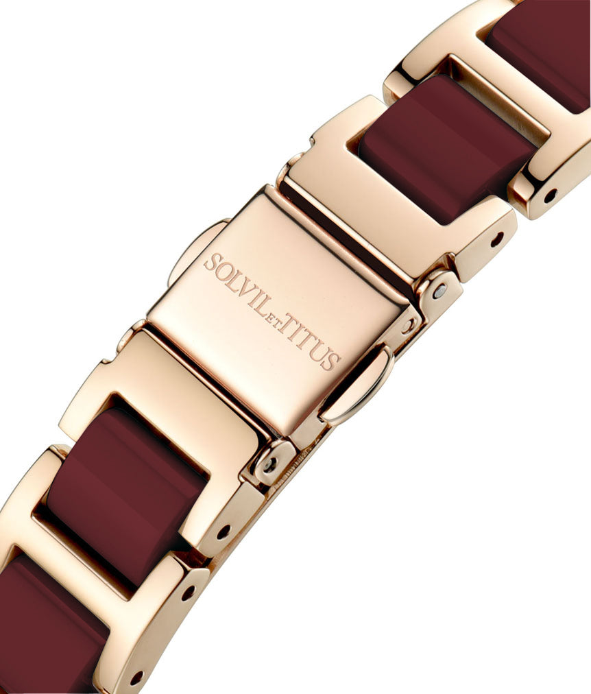 Fair Lady 3 Hands Date Quartz Stainless Steel with Ceramic Watch W06-03139-003