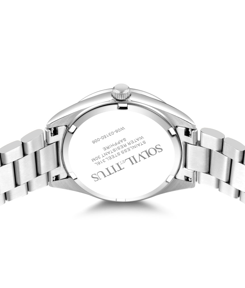 Fair Lady 3 Hands Quartz Stainless Steel Watch W06-03150-006
