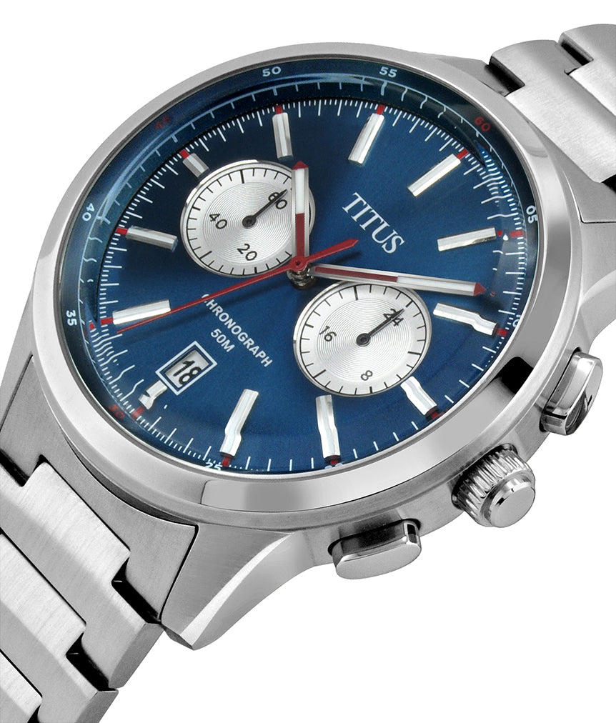 Bravo Chronograph Quartz Stainless Steel Watch W06-03236-002