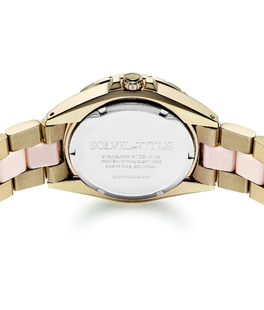 Perse Multi-Function Quartz Stainless Steel with Ceramic Watch W06-03248-003