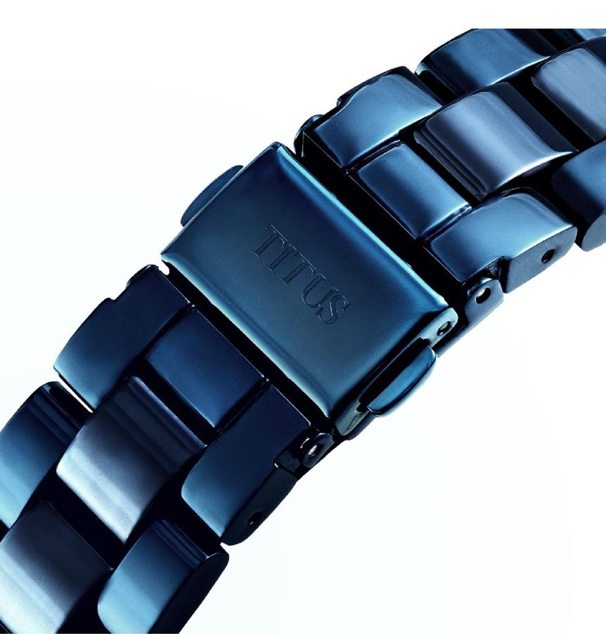 Perse Multi-Function Quartz Stainless Steel with Ceramic Watch W06-03248-004