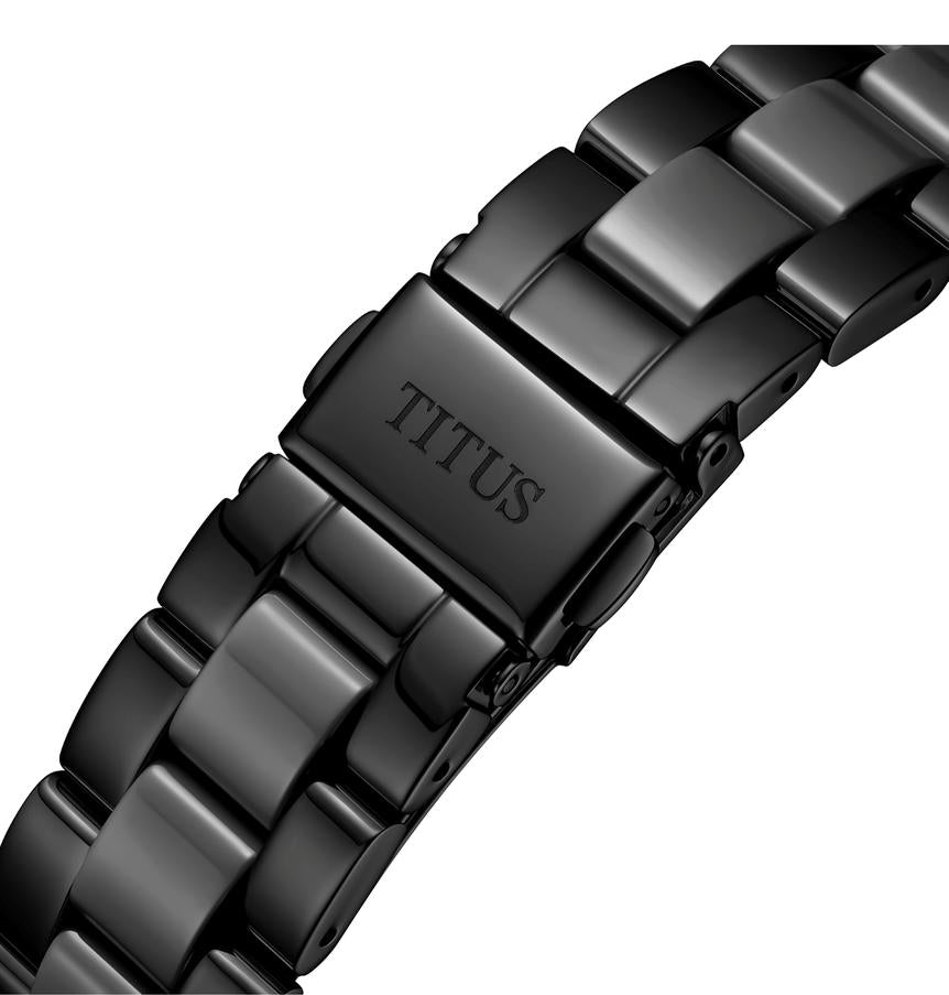 Perse Multi-Function Quartz Stainless Steel with Ceramic Watch W06-03248-008