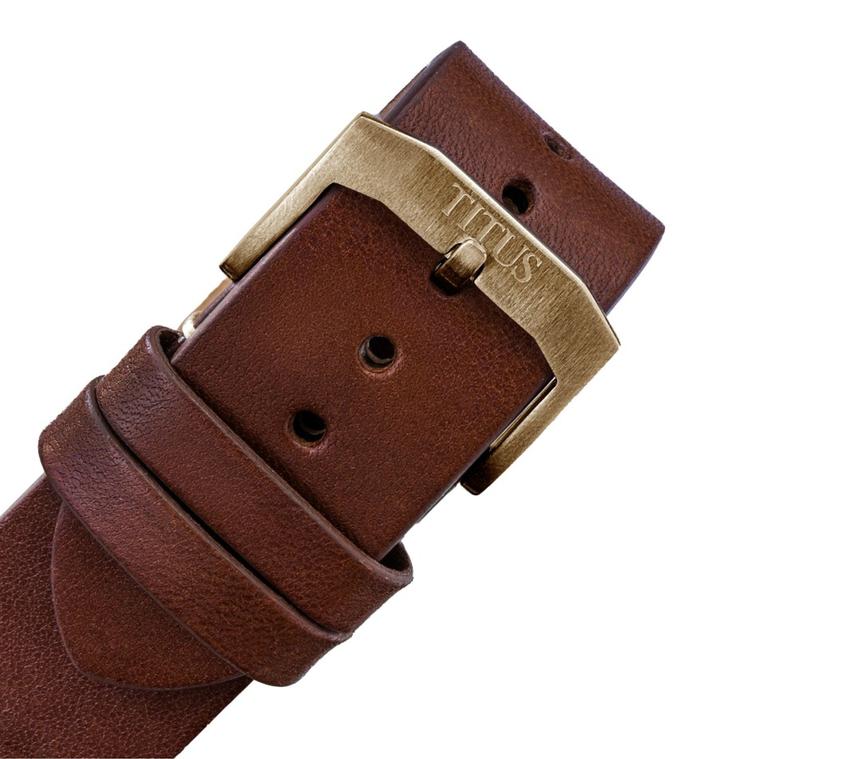 Valor 3 Hands Date Mechanical Leather Watch W06-03250-012