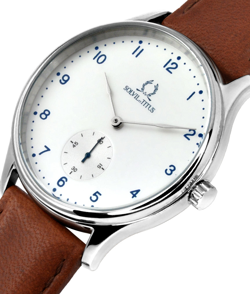 Classicist 2 Hands Small Second Quartz Leather Watch W06-03254-002