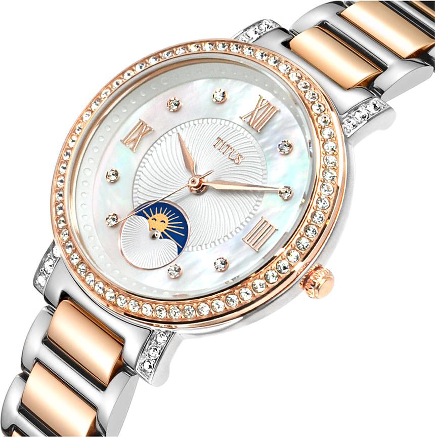 Chandelier 3 Hands with Day Night Indicator Quartz Stainless Steel Watch W06-03261-001