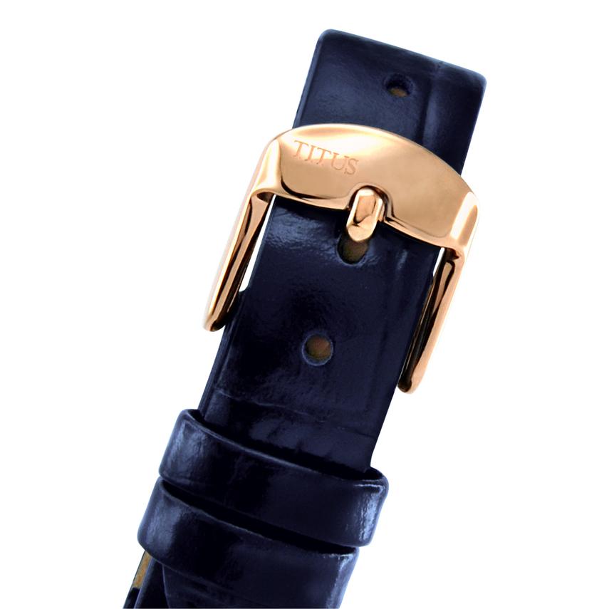 Chandelier 3 Hands with Day Night Indicator Quartz Leather Watch W06-03261-005