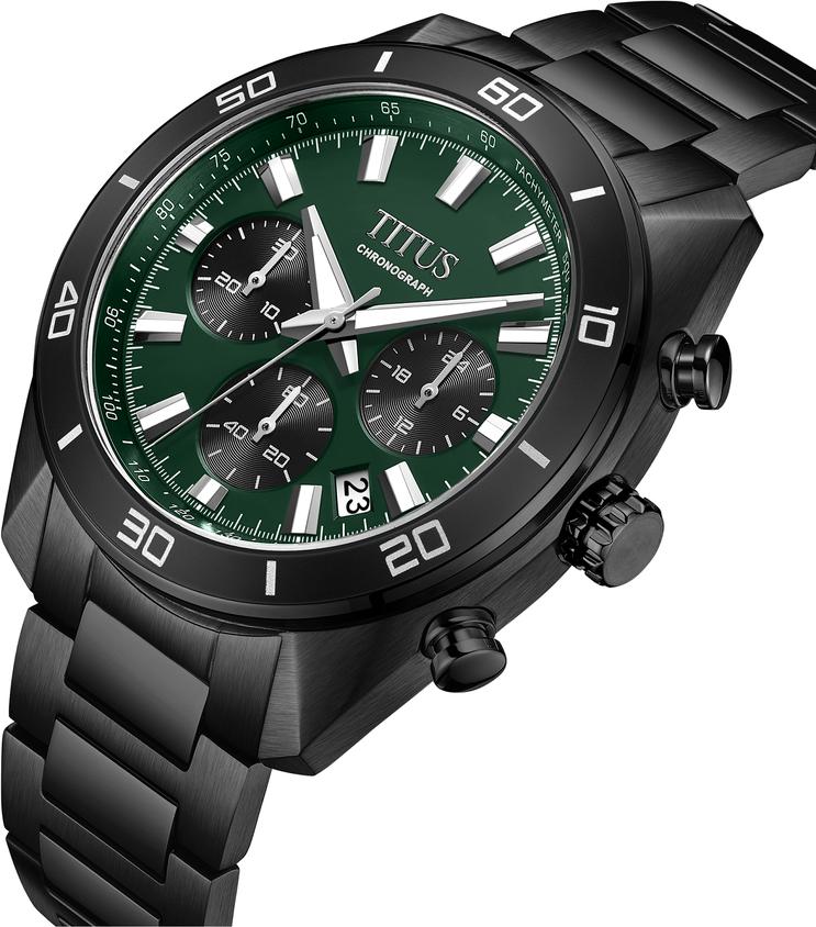 Modernist Chronograph Quartz Stainless Steel Watch W06-03265-007