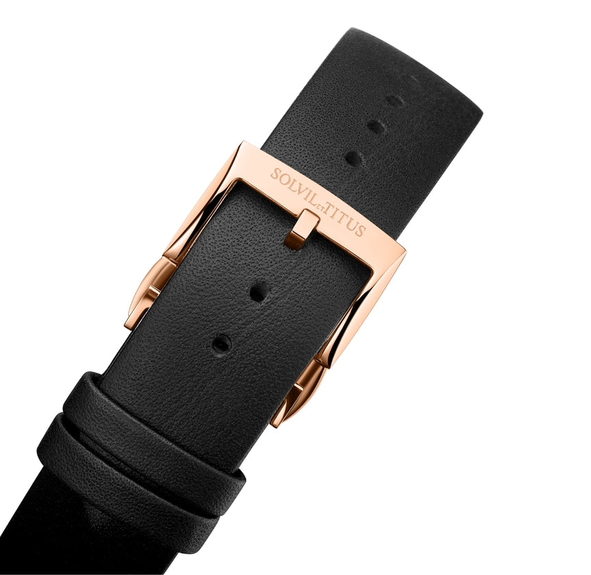 Enlight 3 Hands Mechanical Leather Watch W06-03277-006