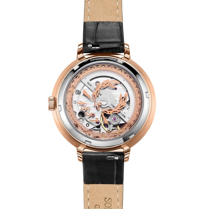 Enlight 3 Hands Mechanical Leather Watch W06-03278-004