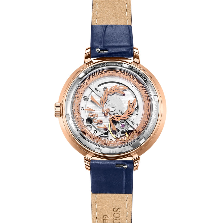 Enlight 3 Hands Mechanical Leather Watch W06-03278-006