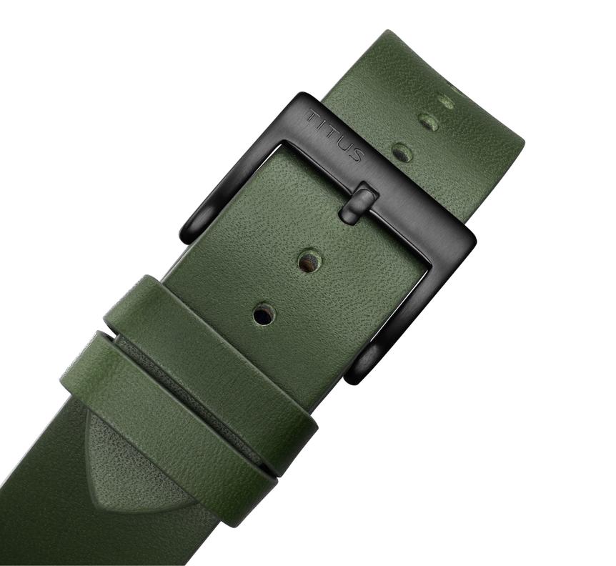 The Cape 3 Hands Automatic Leather Watch W06-03279-006