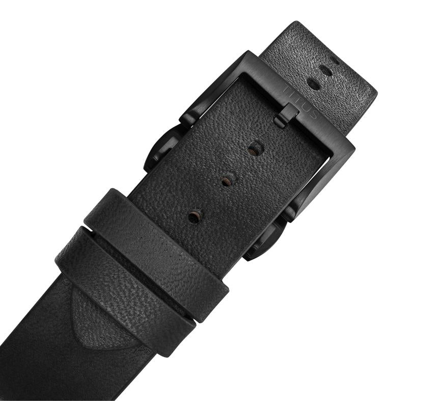 Classic 3 Hands Automatic Leather Watch W06-03299-005