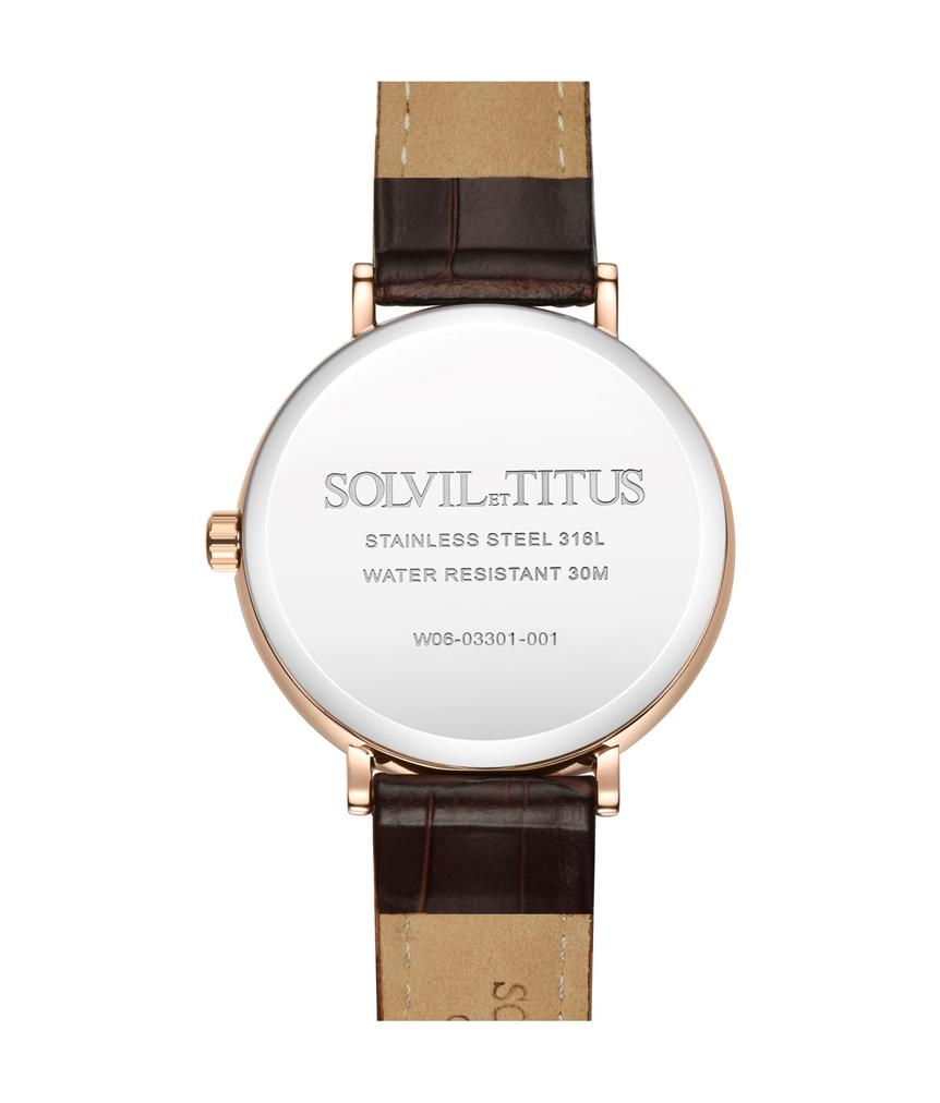 Classicist Multi-Function Quartz Leather Watch W06-03301-001
