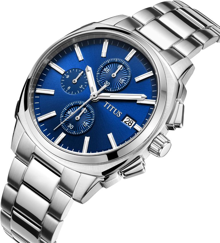 Modernist Chronograph Quartz Stainless Steel Watch W06-03308-001