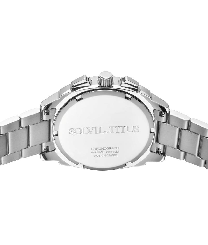 Modernist Chronograph Quartz Stainless Steel Watch W06-03308-002