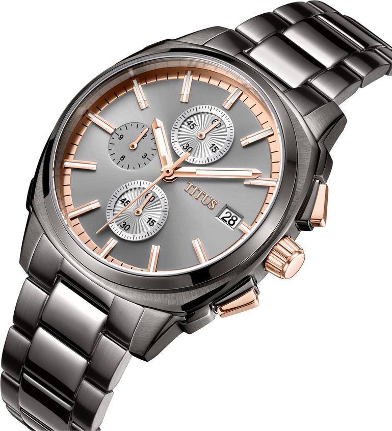 Modernist Chronograph Quartz Stainless Steel Watch W06-03308-005