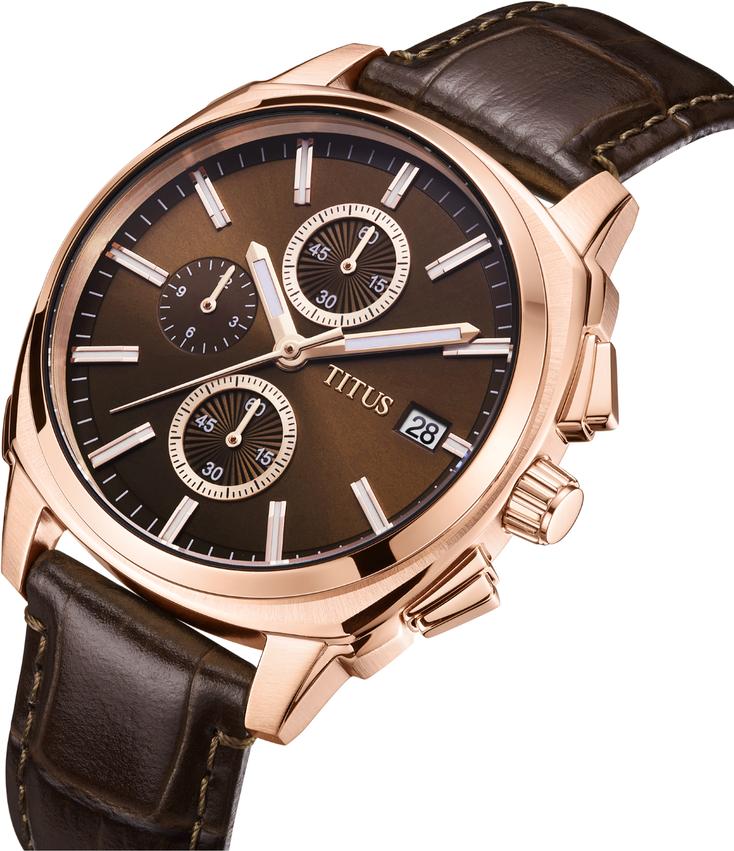 Modernist Chronograph Quartz Leather Watch W06-03308-007
