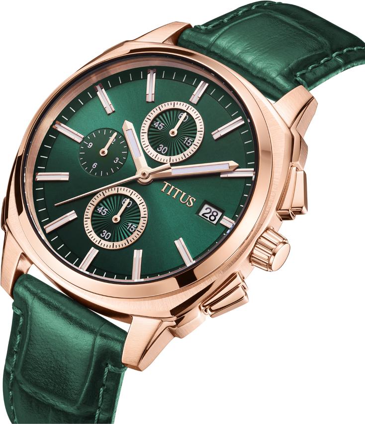 Modernist Chronograph Quartz Leather Watch W06-03308-008